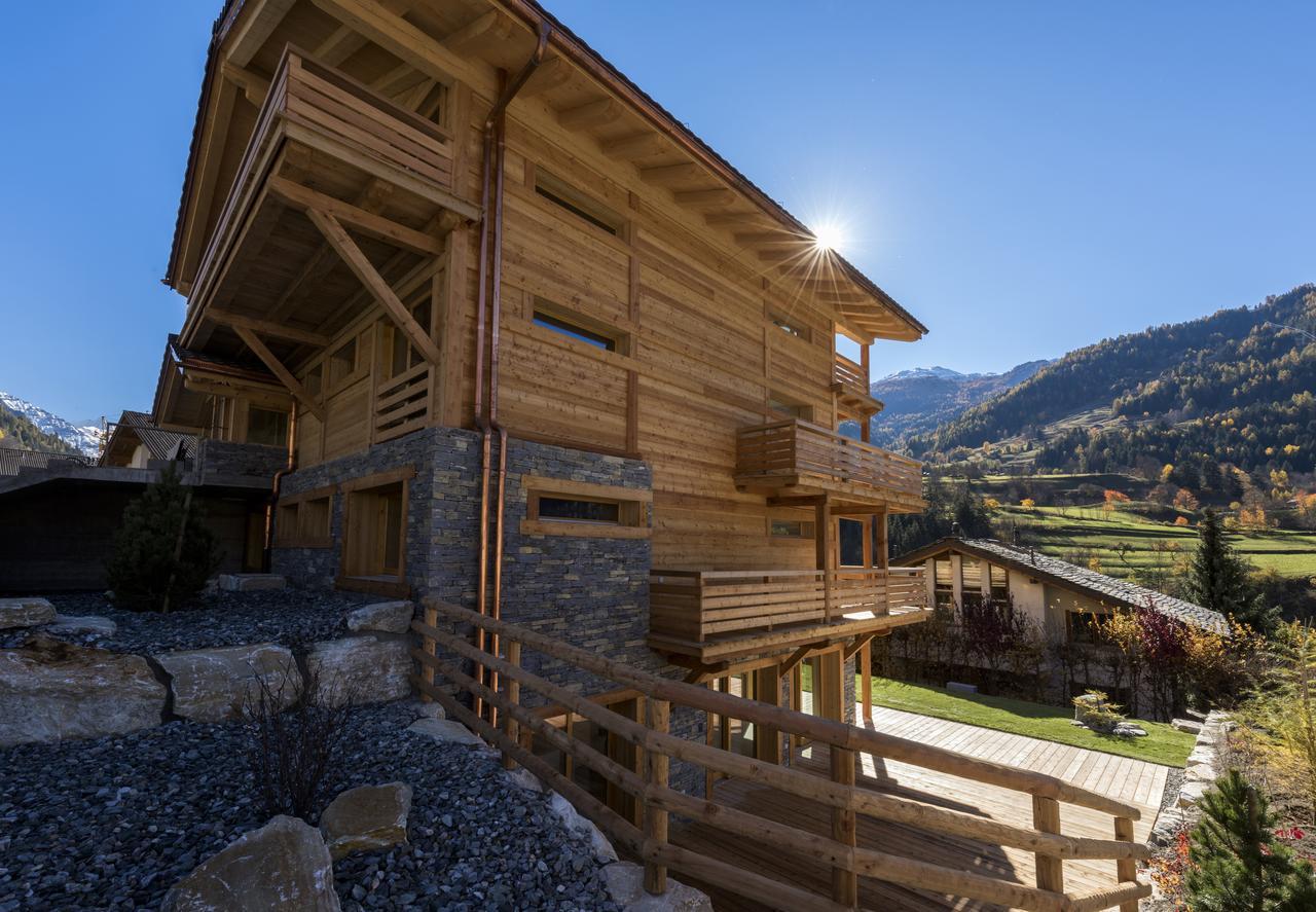 A Larze Hotel Le Châble Buitenkant foto